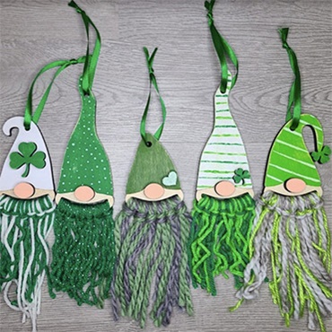 St. Patrick's Day Gnome Ornaments