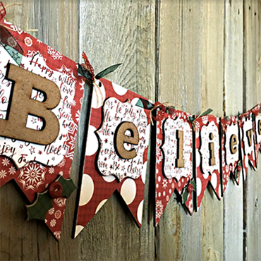 Believe Wood Banner