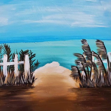 Path to the Sea Painting