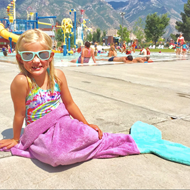 Mermaid Tail Towel Robes