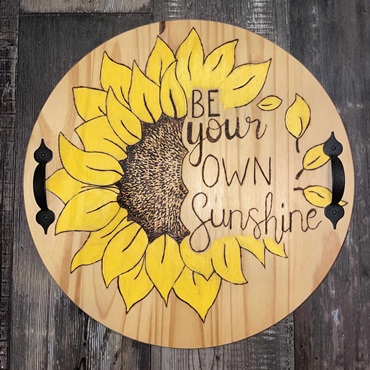 Sunflower Serving Tray