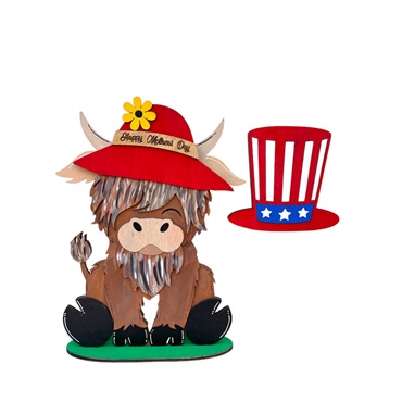 12" Highland Cow