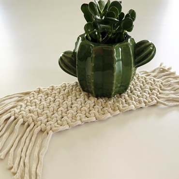 Boho Macrame Runner